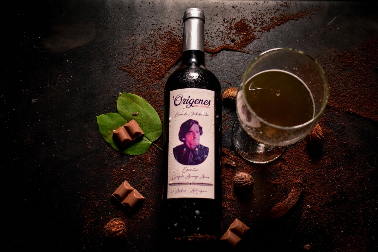 Botella de vino Casa Rendón